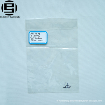 Custom 100% biodegradable small plastic bopp bag for packing with high quality